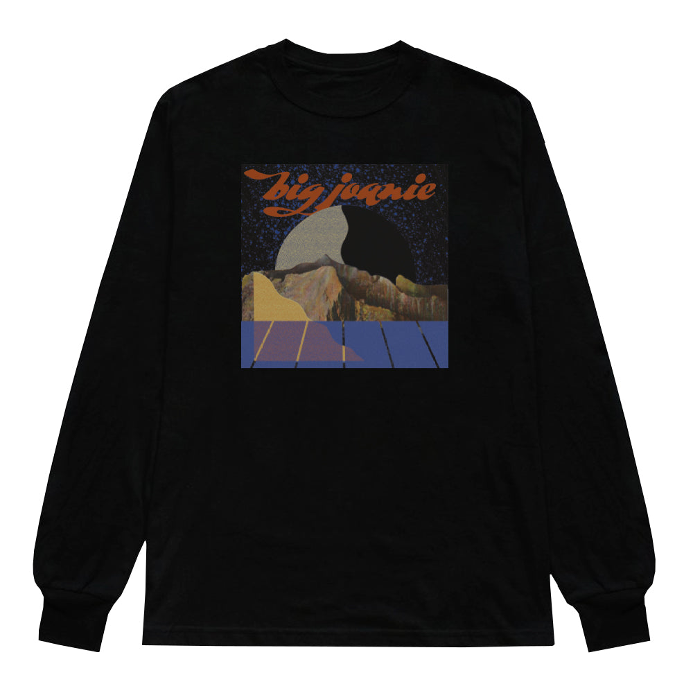 Cranes in the Sky b/w It's You' Long Sleeve Shirt (Black)
